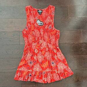 NWT Angie Floral Tank